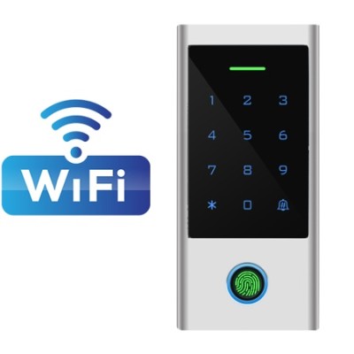 Thiết bị kiểm soát cửa ra vào HF1-WiFi (vân tay, thẻ EM 125kHz, PIN code, smartphone app)