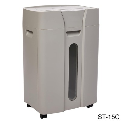 Máy hủy tài liệu cross-cut New United ST-15C (P-3, dual throat, A4, 26l)