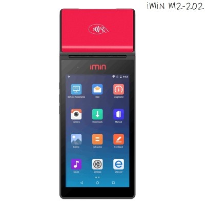 Máy POS bán hàng cầm tay iMiN M2-202 (Android, Quad-Core 1.3gHz, 1Gb RAM, printer 58mm)