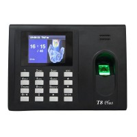 Máy chấm công Ronald Jack T8 Plus (vân tay + thẻ chip, KSRV, pin)