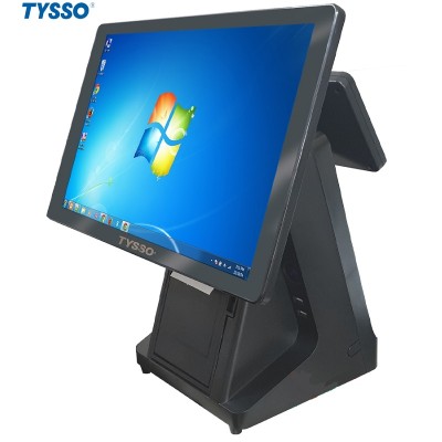 Máy POS bán hàng Tysso TS1800SP (Core i3, RAM 4Gb, SSD 128Gb, máy in bill tích hợp)