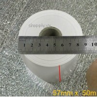 Cuộn giấy fort in kim 01 liên 57mm x 50mm (rộng x dài), lõi 25.4mm (1")