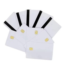 Thẻ chip SLE-4442 (chip + HiCo magnetic stripe, nhựa PVC) 