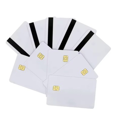 Thẻ chip SLE-4442 (chip + HiCo magnetic stripe, nhựa PVC) 