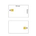 Thẻ chip SLE-4442 (chip + HiCo magnetic stripe, nhựa PVC) 
