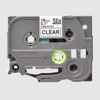 Băng giấy in nhãn Brother TZe-141 (18mm x 8m, đen/trong suốt)
