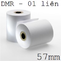 Giấy fort in kim 01 liên, khổ giấy 57mm, 30m