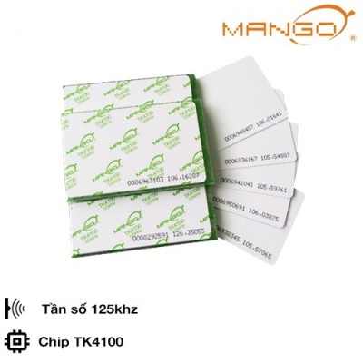 Thẻ chip RFID 125kHz Mango TK4100 (thẻ proximity)