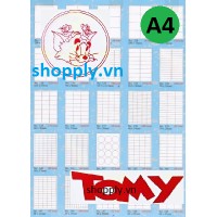 Giấy decal A4 Tomy 147, 32 tem 48x34mm