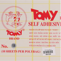 Giấy decal Tomy A5 mẫu 108