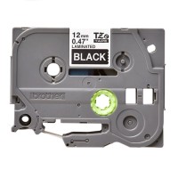 Băng giấy in nhãn Brother TZe-335 (12mm x 8m, trắng/đen)