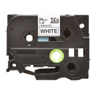 Băng giấy in nhãn Brother TZe-261 (36mm x 8m, đen/trắng)