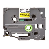 Băng giấy in nhãn Brother TZe-S641 (18mm x 8m, đen/vàng)