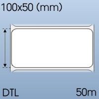 Giấy decal NHIỆT 1 tem 100x50mm, 50m (in tem nhãn mã vạch)