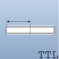 Giấy decal chuyển nhiệt in tem nhãn mã vạch 2 tem 40x10mm, 50m