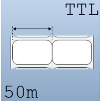 Giấy decal chuyển nhiệt in tem nhãn mã vạch 2 tem 40x25mm, 50m