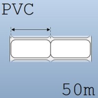 Decal nhựa PVC 2 tem 53x25mm, 50m