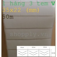 Giấy decal 03 tem chống bóc 35x22mm, 50m