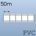 Cuộn tem nhãn nhựa PVC 5 tem 20x20mm, 50m