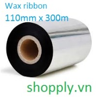 Mực in mã vạch wax 110mm x 300m