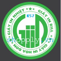 Giấy in bill GiiN k57 đường kính Ø 45mm