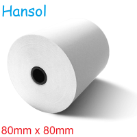 Giấy in nhiệt Hansol k80 Ø 80mm (GiiN k80x80)