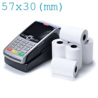 Giấy in nhiệt Hansol k57x30 (rộng 57mm, Ø 30mm)