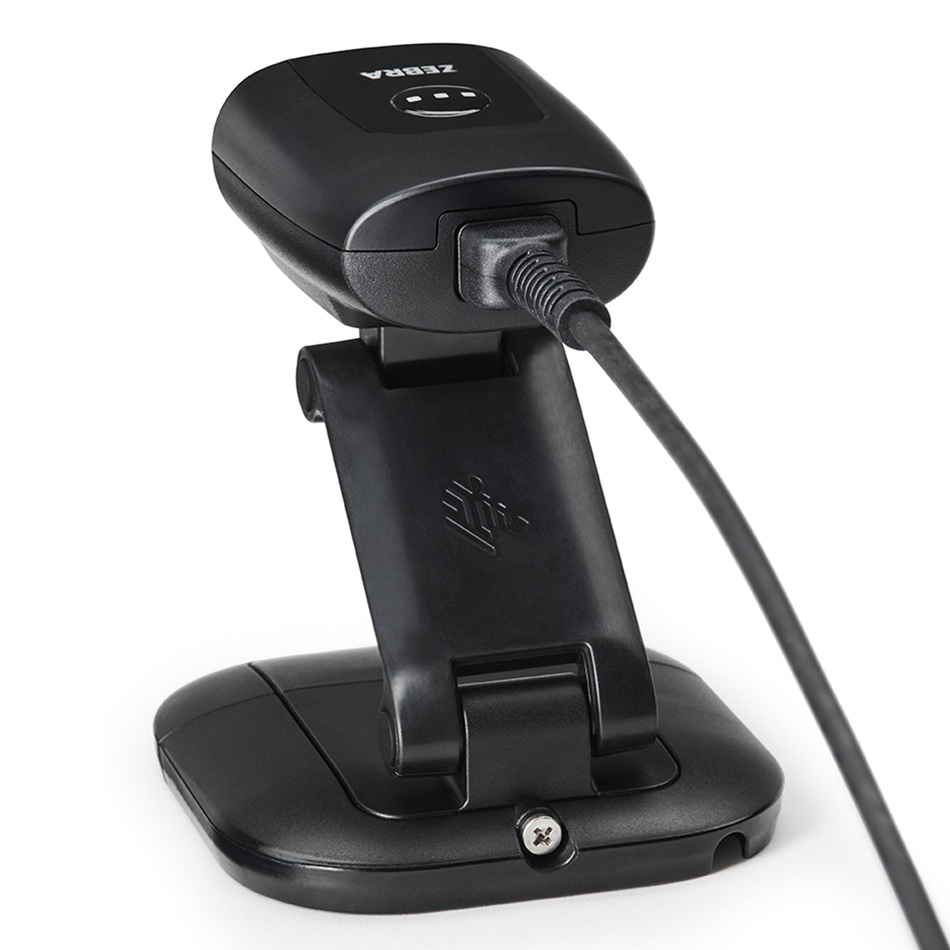 Zebra DS5502 hỗ trợ 2 tùy chọn giao thức kết nối có dây (cổng USB hoặc RS-232)