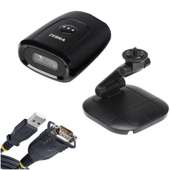 Zebra DS5502 hỗ trợ 2 tùy chọn giao thức kết nối có dây (cổng USB hoặc RS-232)