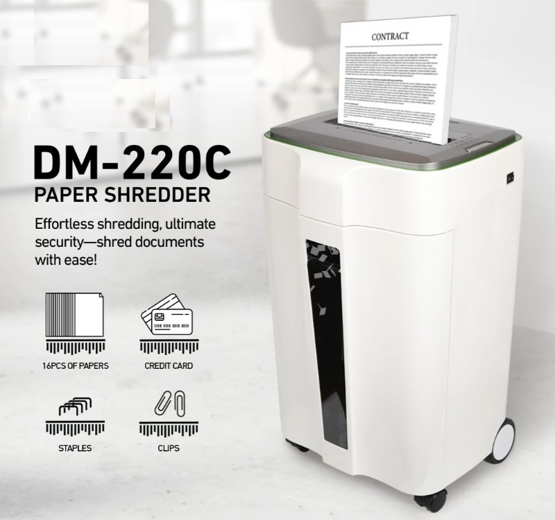 Dung tích thùng rác 30L của DM-220C phù hợp với những tổ chức và doanh nghiệp vừa và nhỏ.